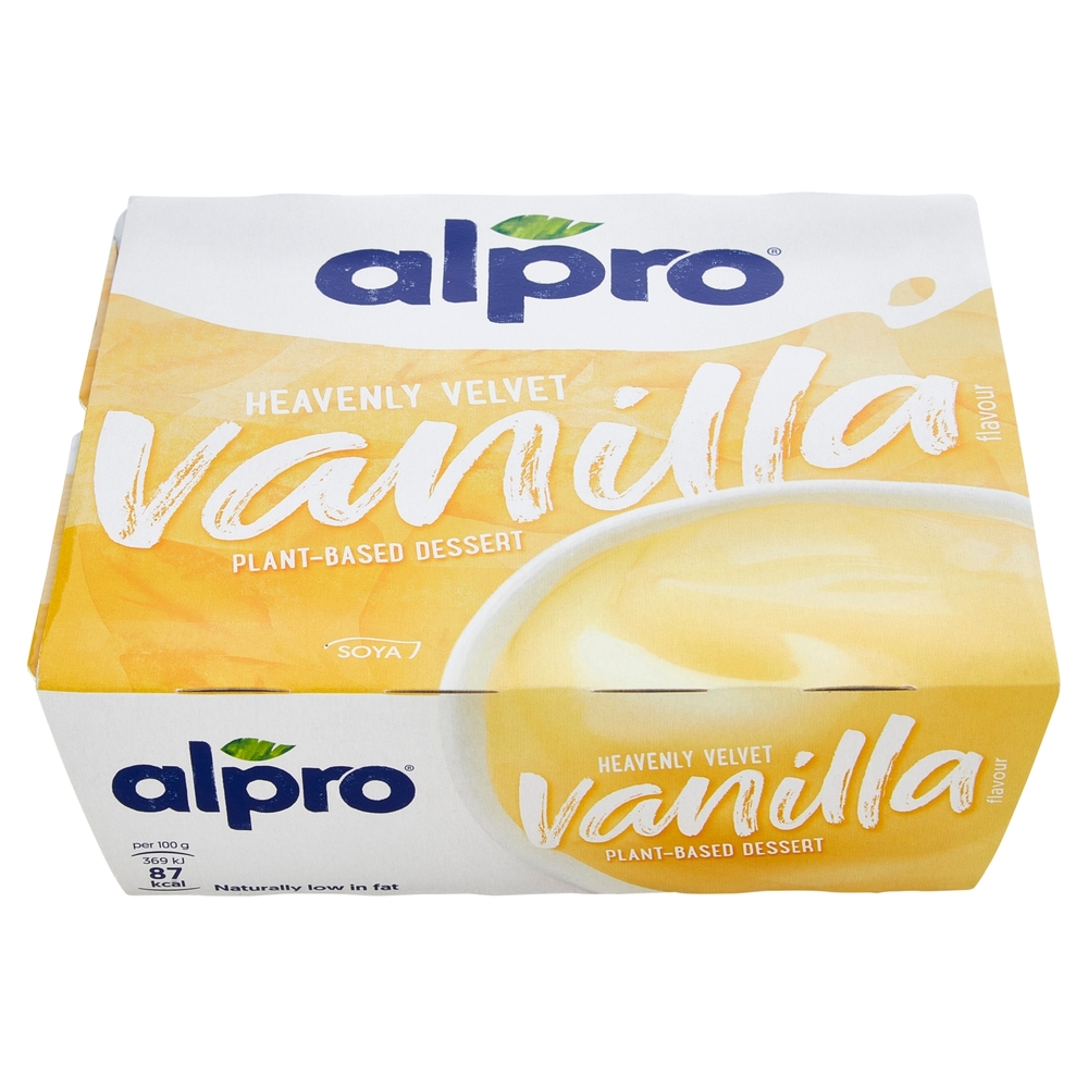 Alpro Dessert Vegano alla Vaniglia, 4x125 g